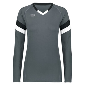 Girls TruHit Tri-Color Long Sleeve Jersey