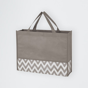 Zigzag Non-Woven Tote Bag