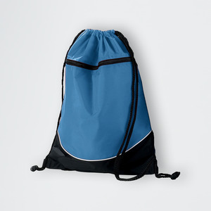 Tri-Colour Drawstring Backpack